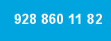 928 860 11 82 928 860 11 82